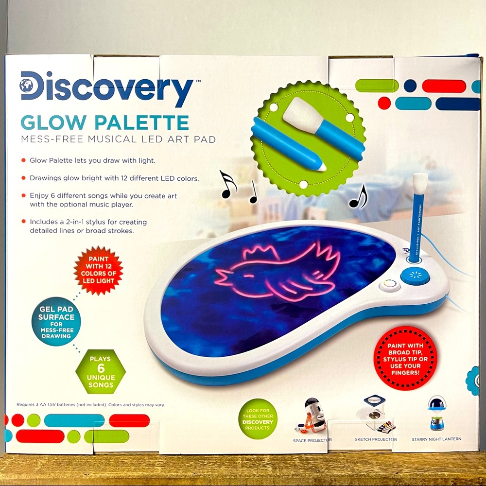 DISCOVERY Glow Palette Musical LED Art Pad - Picture 2 of 2